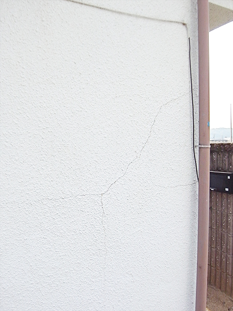 外壁塗装　リフォーム前　岡山県岡山市