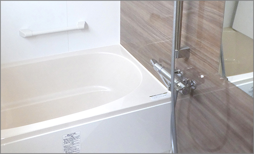 浴室サイズの問題も解決！マンション用リノビオでリラックス空間を作る浴室リフォーム！