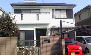 シリコン塗料でお気に入りの色へ、外壁塗装リフォーム！