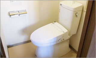 マンションのトイレも簡単リフォームで節水トイレに！